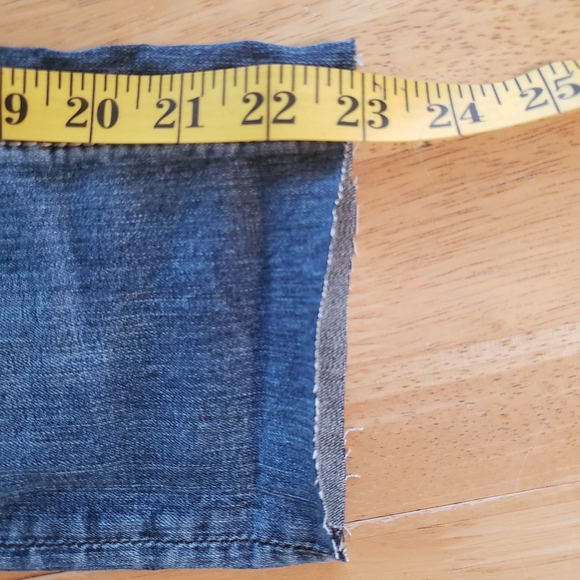 Miss Me Womens Easy Skinny Jeans Blue Cuffed Embroidered Dark Wash Mid-Rise 25 - Picture 14 of 15